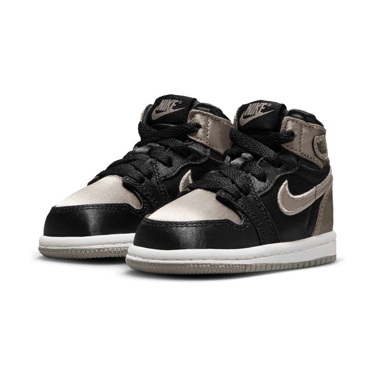 Jordan 1 Retro High &#39;Satin Shadow&#39; Toddler Shoes