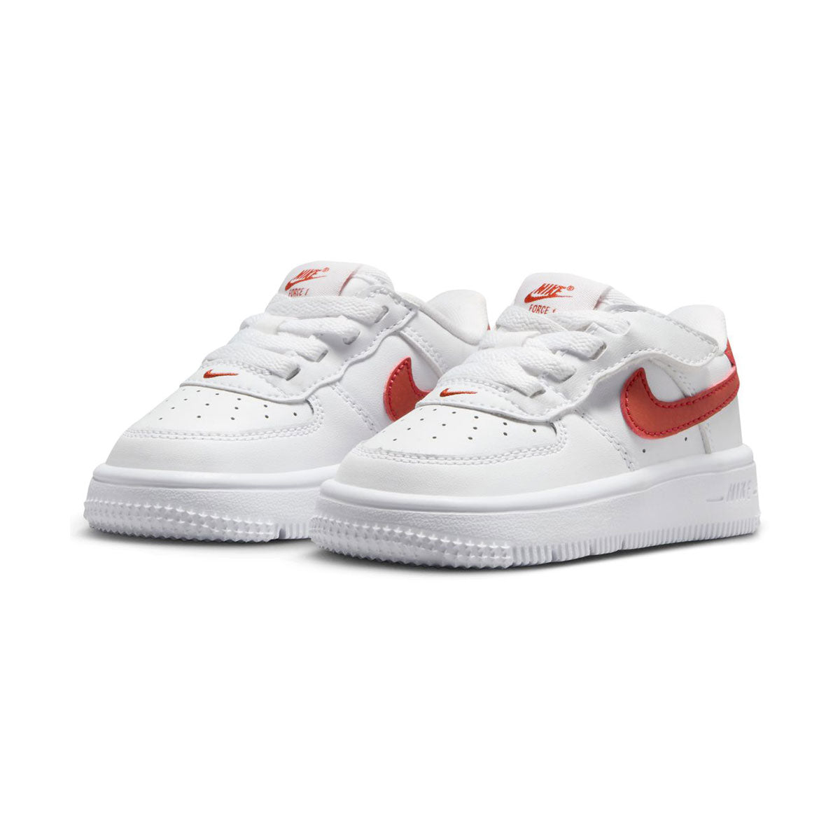 Nike Force 1 Low EasyOn &#39;White Red&#39; Baby/Toddler Shoes