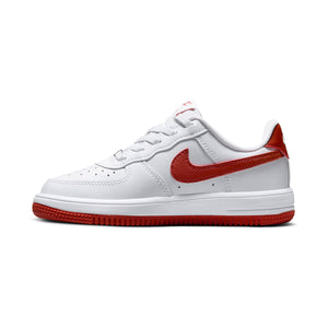 Nike Force 1 Low EasyOn 'White Dragon Red' Little Kids' Shoes