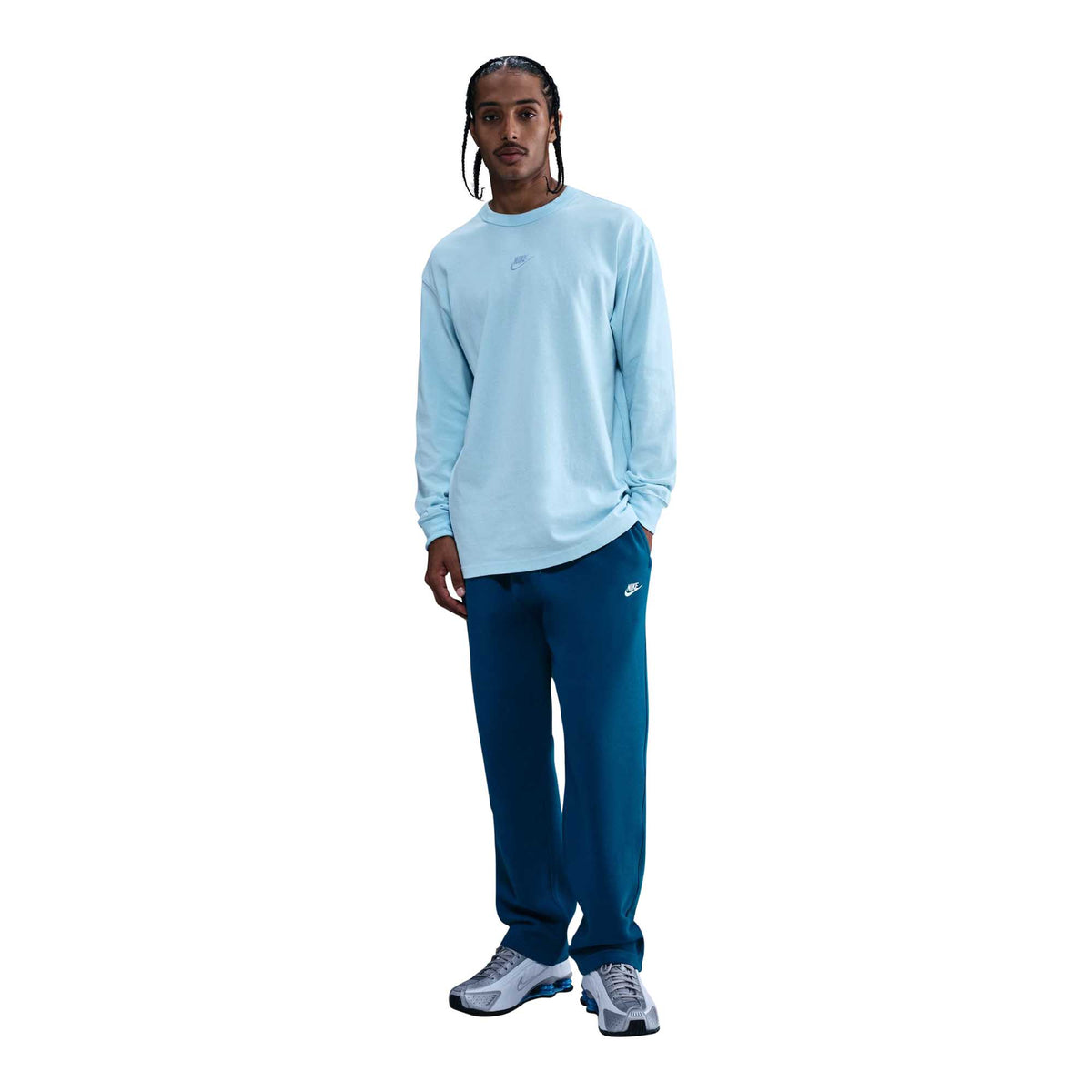 Nike Club Men's Open-Hem Fleece Pants - NIKE