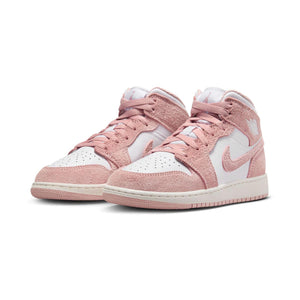 Air Jordan 1 Mid SE 'Legend Pink' Big Kids' Shoes