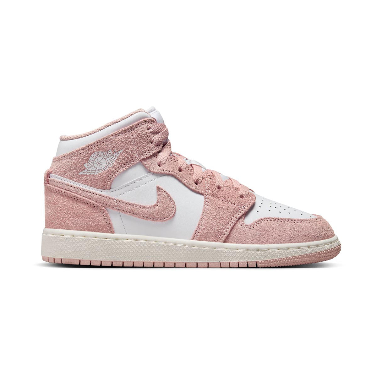 Air Jordan 1 Mid SE 'Legend Pink' Big Kids' Shoes - 