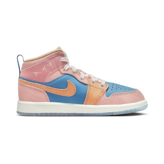 Jordan 1 Mid Sneaker School Little Kids' Shoes