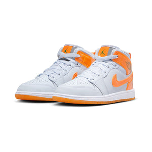 Jordan 1 Mid SE 'Gatorade Pack Orange' Little Kids' Shoes