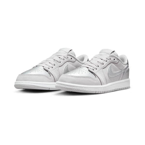 Jordan 1 Retro Low Silver Little Kids' Shoes