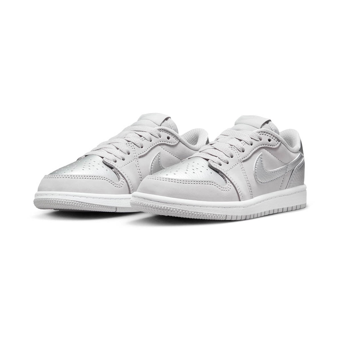 Jordan 1 Retro Low Silver Little Kids&#39; Shoes