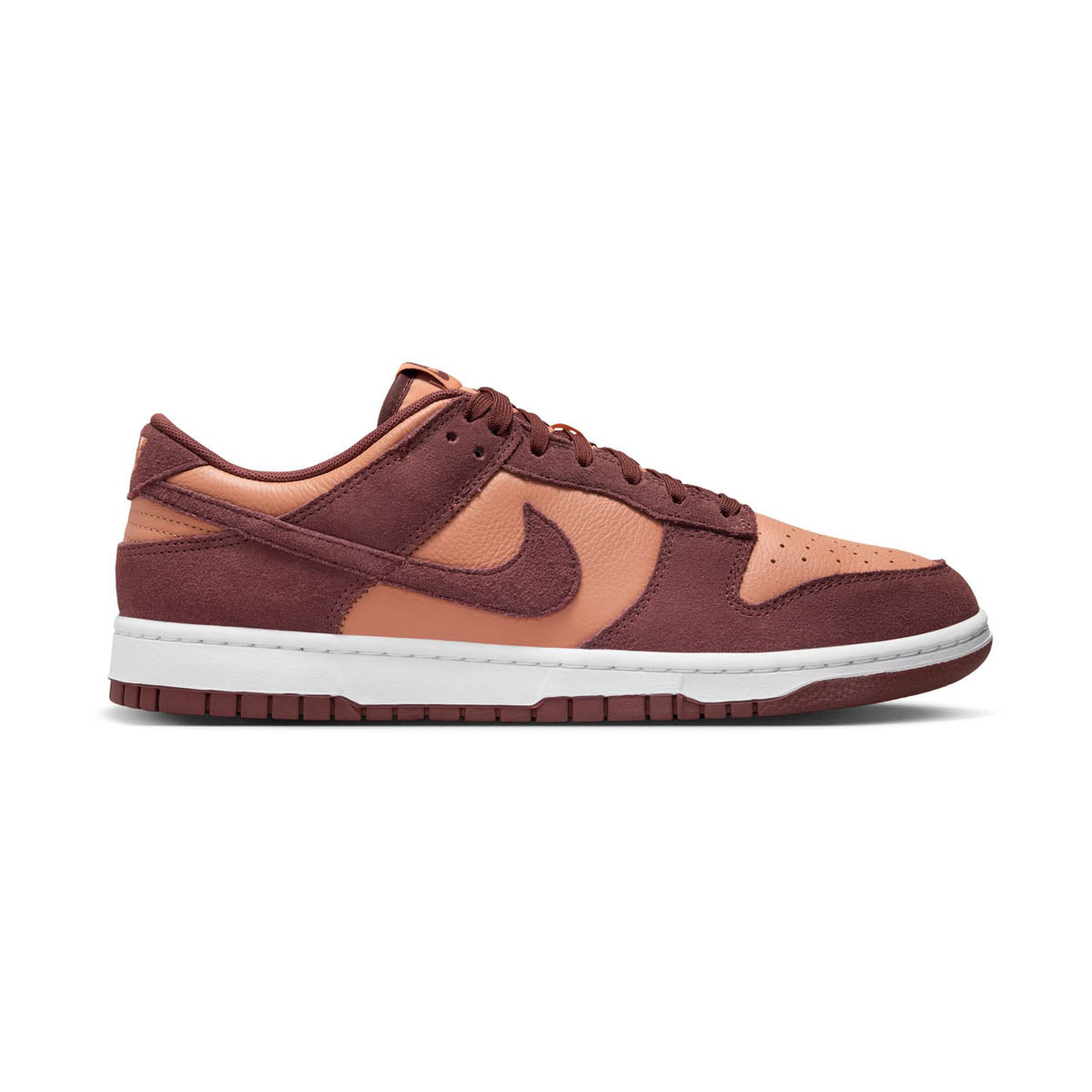 Nike Dunk Low Retro SE Leather/Suede 'Amber Brown' Men's Shoes - 