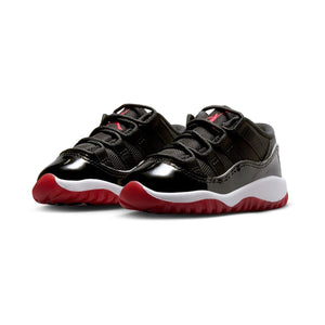 Jordan 11 Retro Low 'Bred 2025' Baby/Toddler Shoes