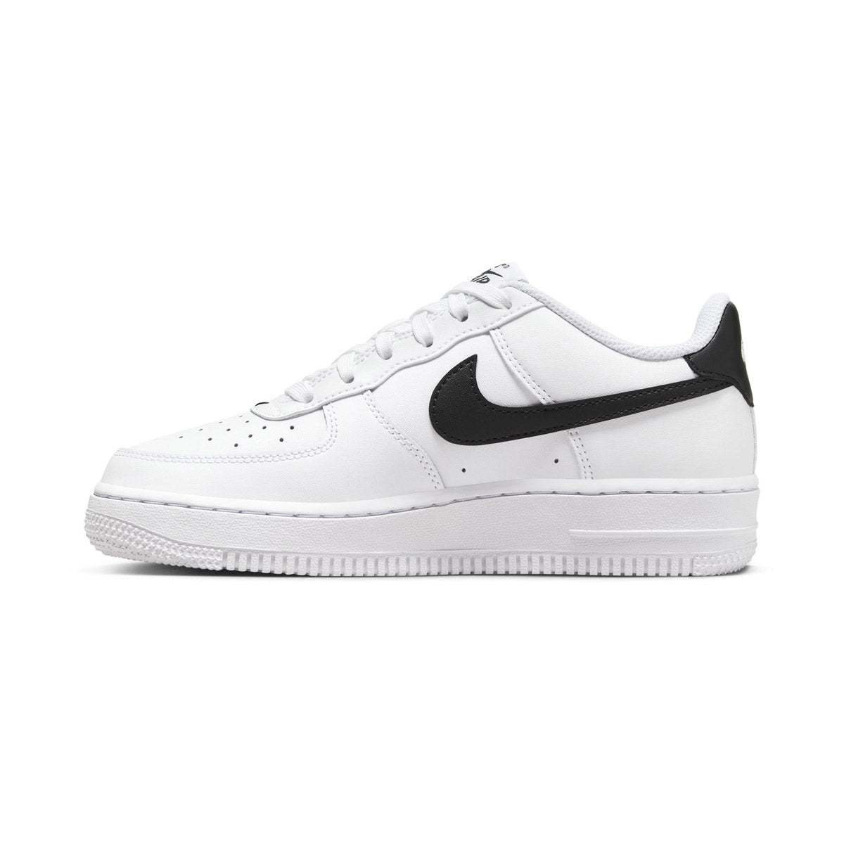 Nike Air Force 1 Big Kids Shoes White Black