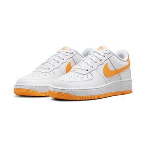 Nike Air Force 1 'White University Gold' Big Kids' Shoes