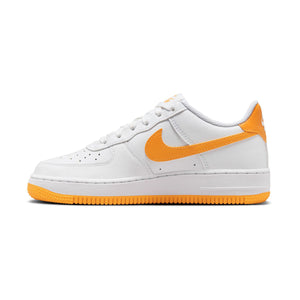 Nike Air Force 1 'White University Gold' Big Kids' Shoes