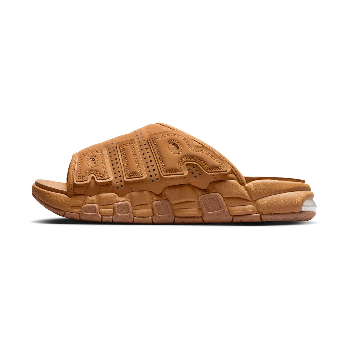 Shop Nike Air More Uptempo Men's 'Flax' Slides
