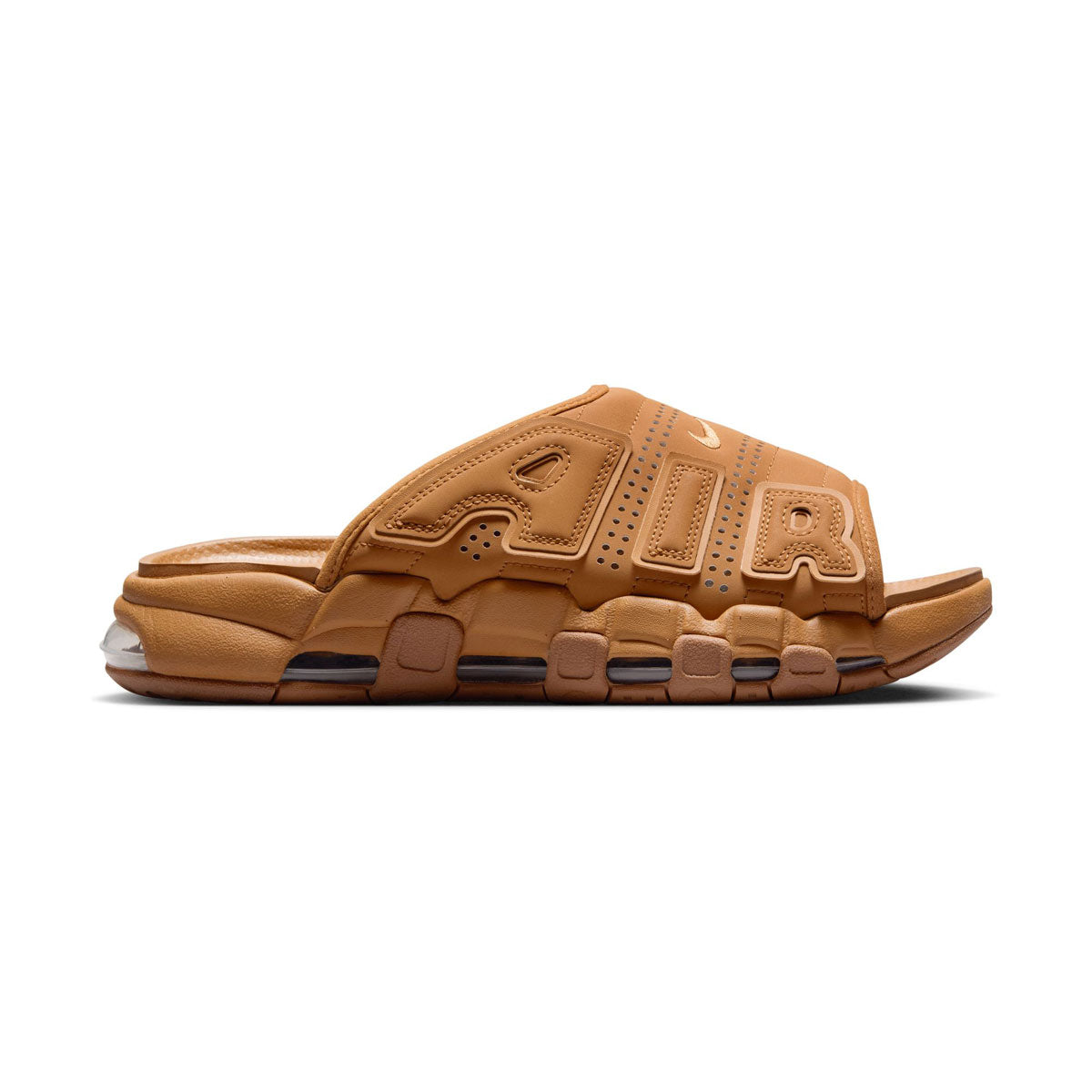 Nike Air More Uptempo Men's 'Flax' Slides - MENS SANDALS