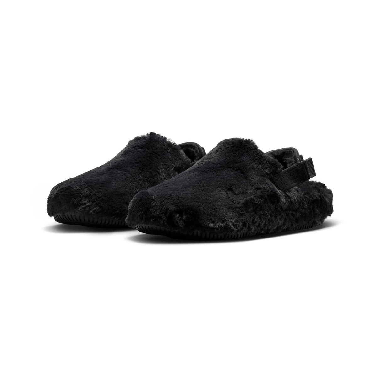 Nike Calm Mule &#39;Black Fur&#39; Women&#39;s