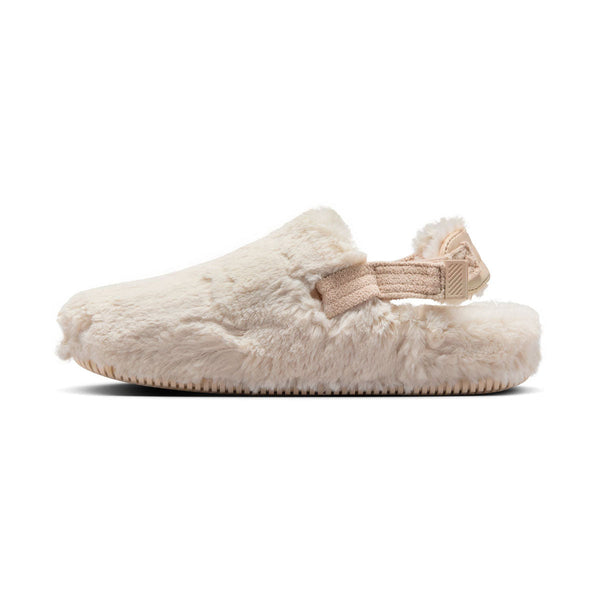 Shop Nike Calm SE 'Sanddrift Fur' Women's Mules
