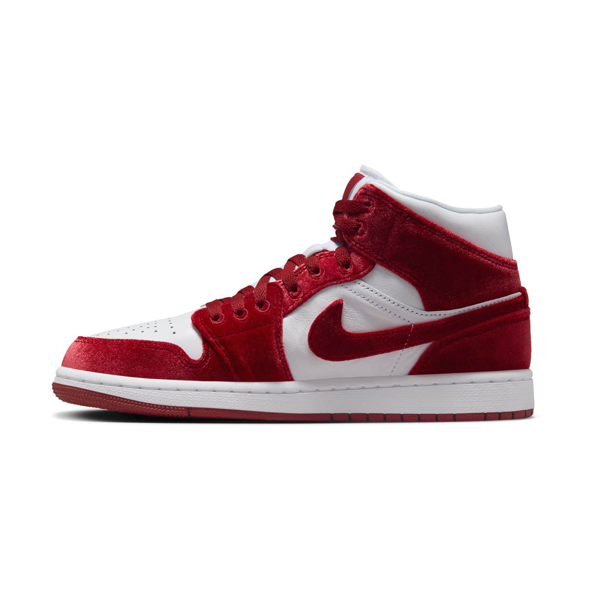 Air Jordan 1 Mid SE &#39;Red Velvet&#39; Women&#39;s Shoes