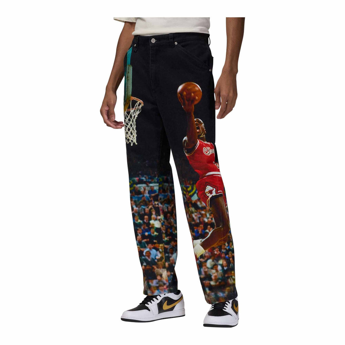 Air Jordan Men&#39;s Printed Twill Pants