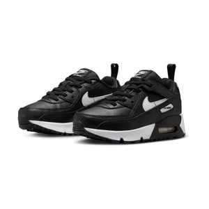 Nike Air Max 90 EasyOn 'Black White' Little Kids' Shoes