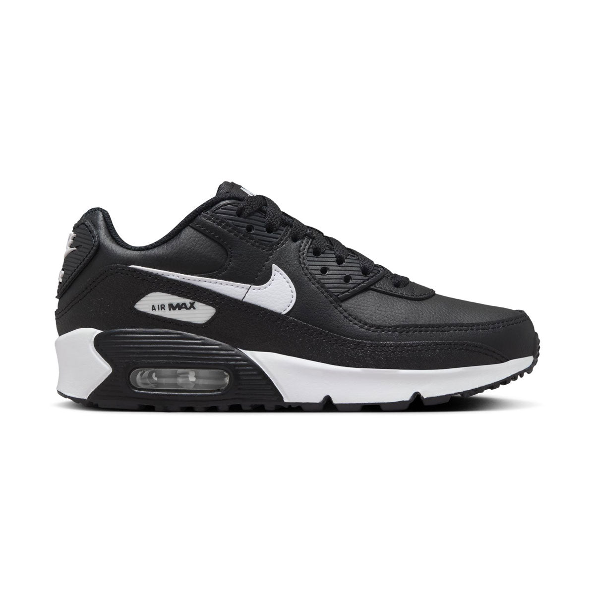 Nike Air Max 90 'Black White' Big Kids' Shoes - KIDS RUNNING