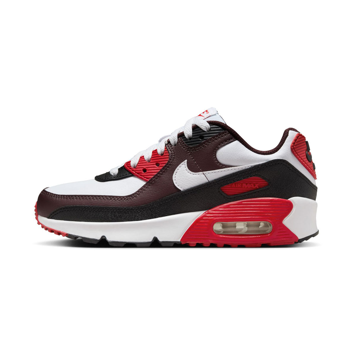 Shop Nike Air Max 90 Burgundy Crush University Red Big Kids Shoes Millennium Shoes