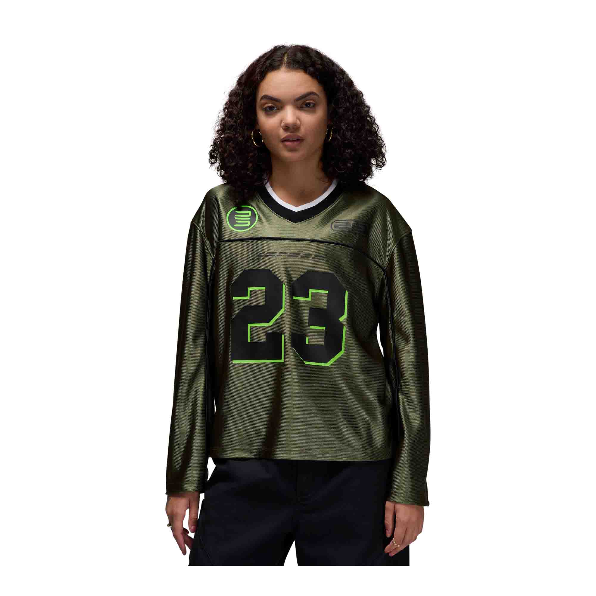 Jordan Women's Long-Sleeve Jersey Top - Clothing