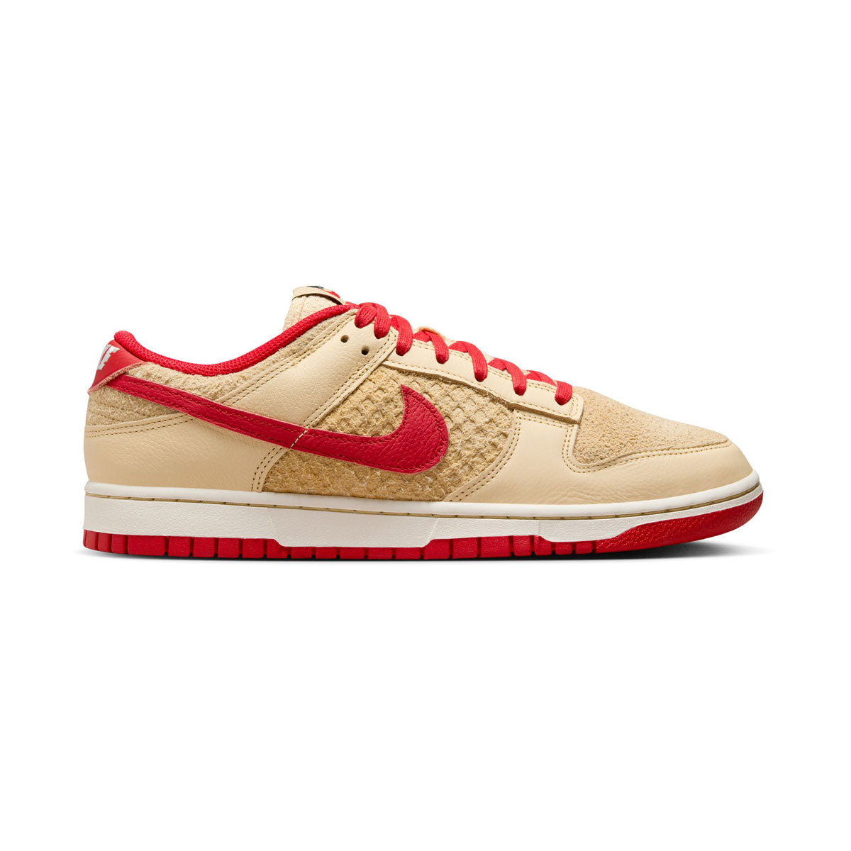 Nike Dunk Low Retro SE 'Strawberry Waffle' Men's Shoes - White Basketball Shoes