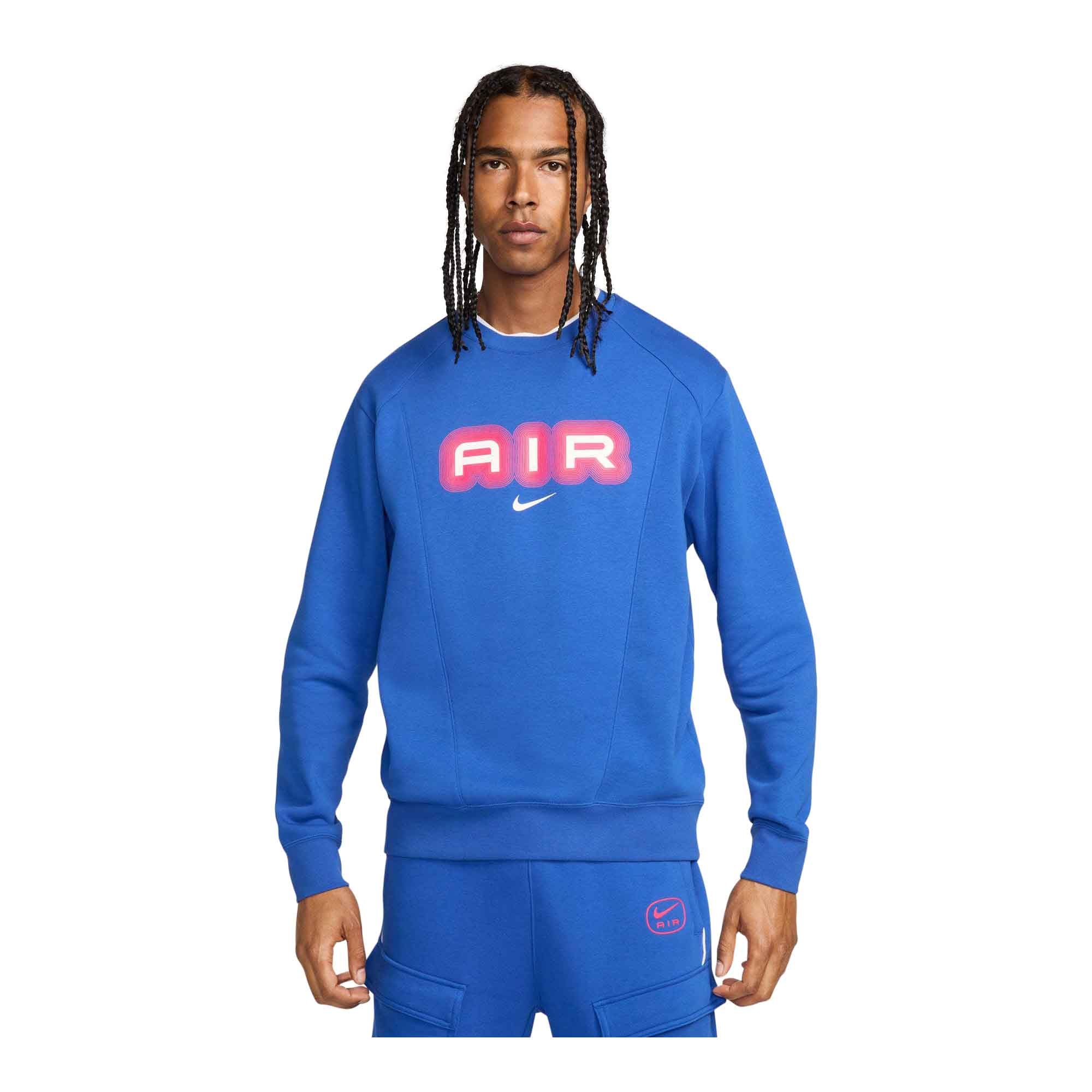 Nike Air Men's Fleece Crew-Neck Sweatshirt - MENS SWEATSHIRTS