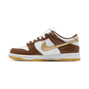 Nike Dunk Low 'Cacao Wow Metallic Gold' Big Kids' Shoes