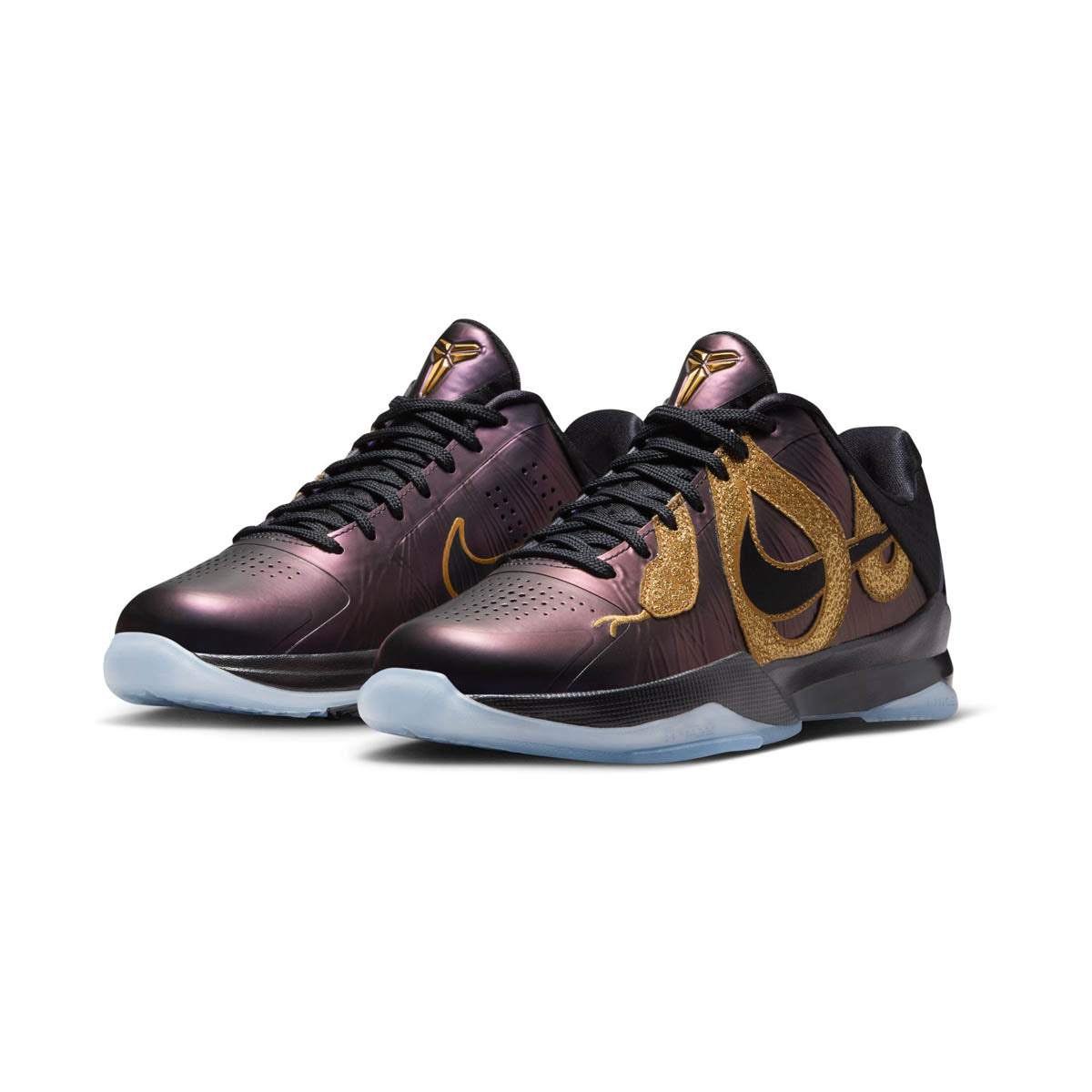 Kobe V &#39;Year of the Mamba Eggplant &#39; Big Kids&#39; Basketball Shoes