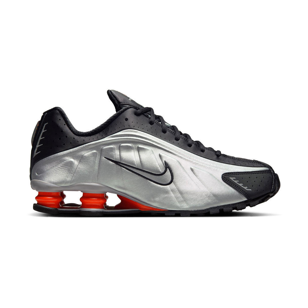 Nike Shox R4 'Black Metallic Silver' Men's Shoes - 