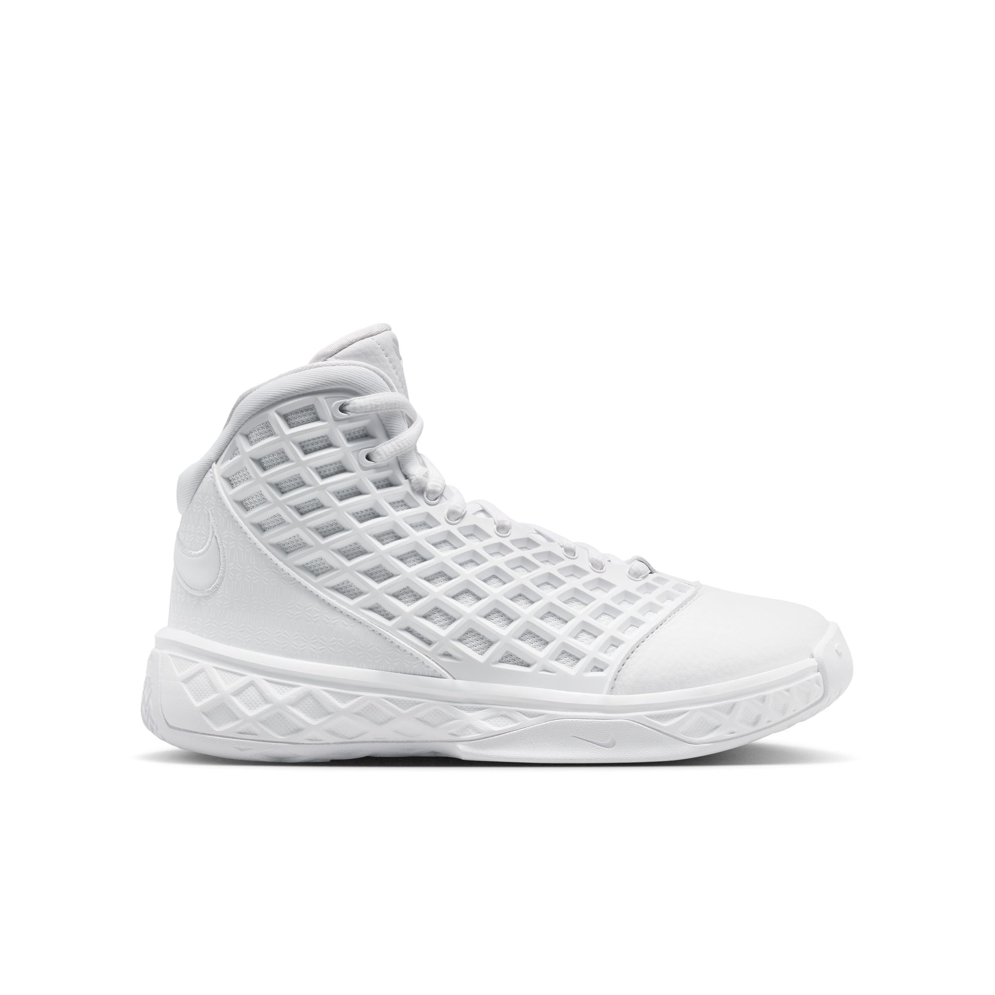 Kobe III Big Kids' 'Halo' Basketball Shoes - White Basketball Shoes