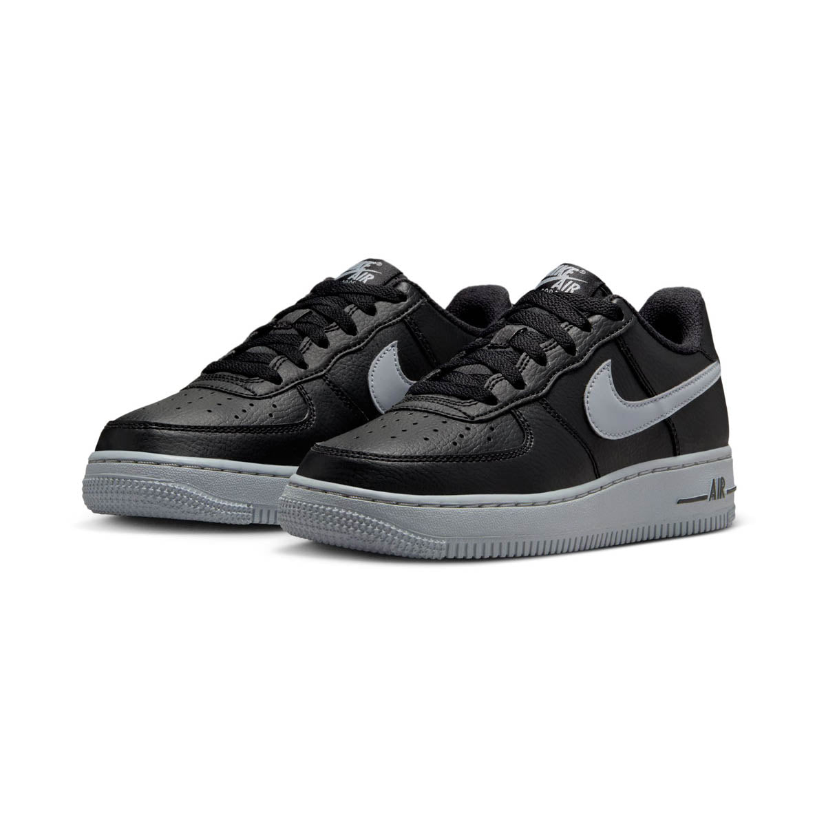 Nike Air Force 1 &#39;Black Wolf Grey&#39; Big Kids&#39; Shoes