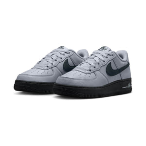 Nike Air Force 1 'Wolf Grey Dark Smoke' Big Kids' Shoes