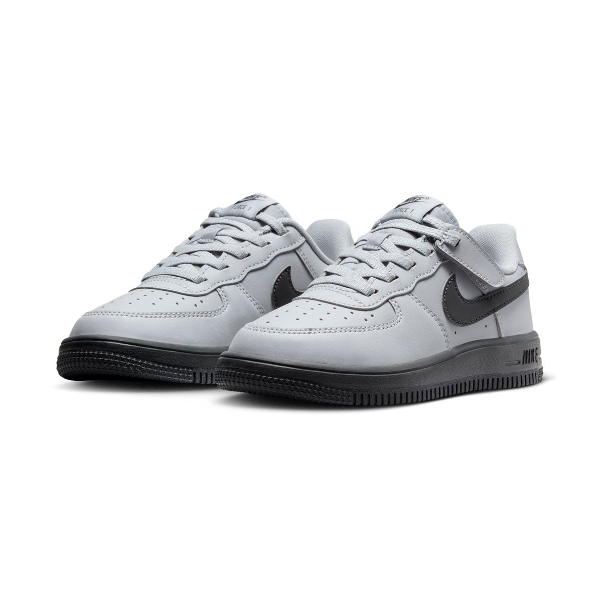 Nike Force 1 Low EasyOn &#39;Wolf Grey&#39; Little Kids&#39; Shoes