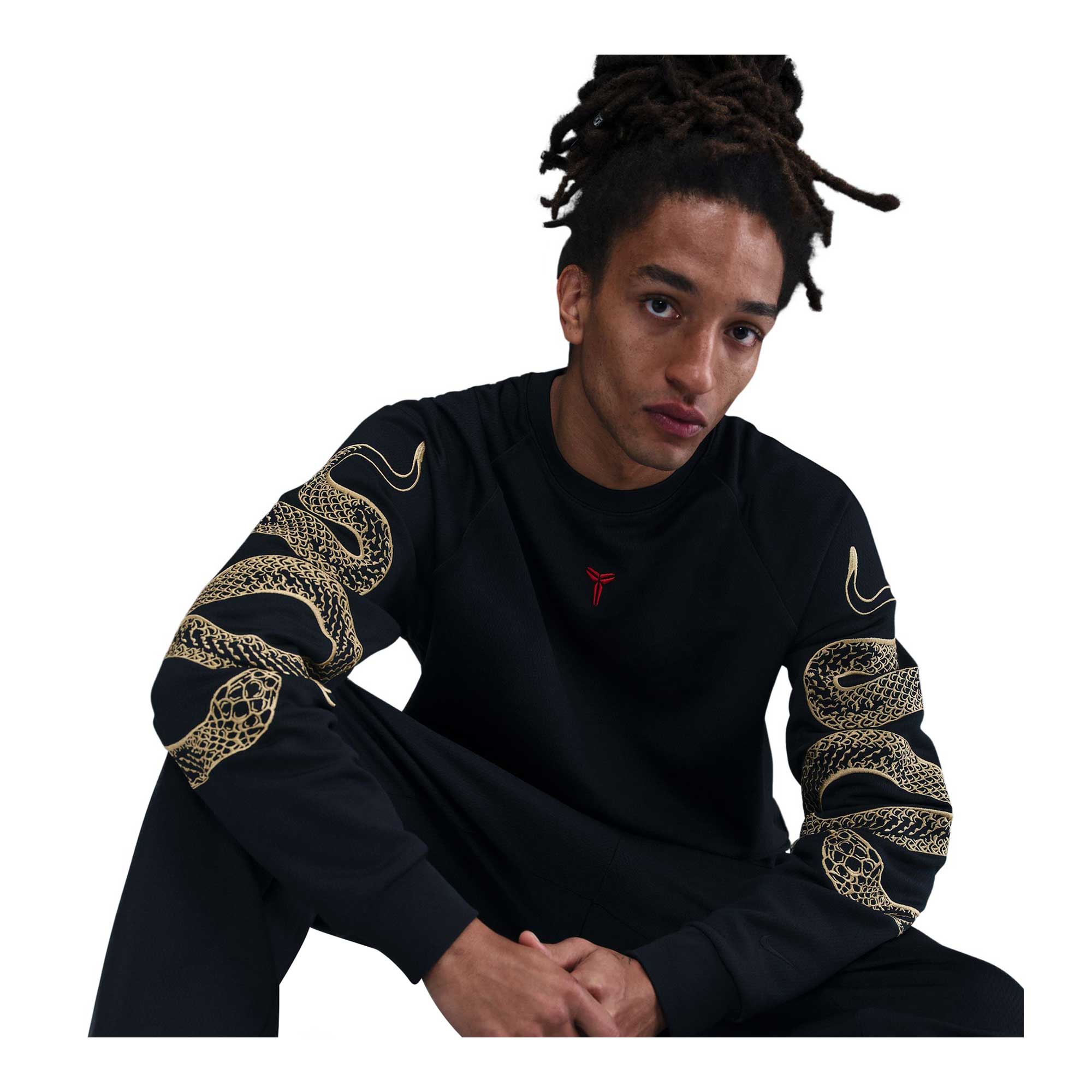 Shop Kobe Therma-FIT Black Basketball Crew