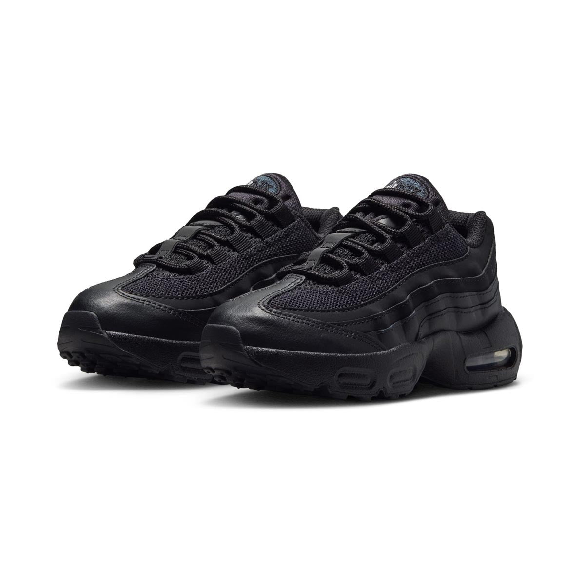 Nike Air Max 95 Recraft 'Black Pearl Grey Green Shock' Little Kids' Shoes - KIDS