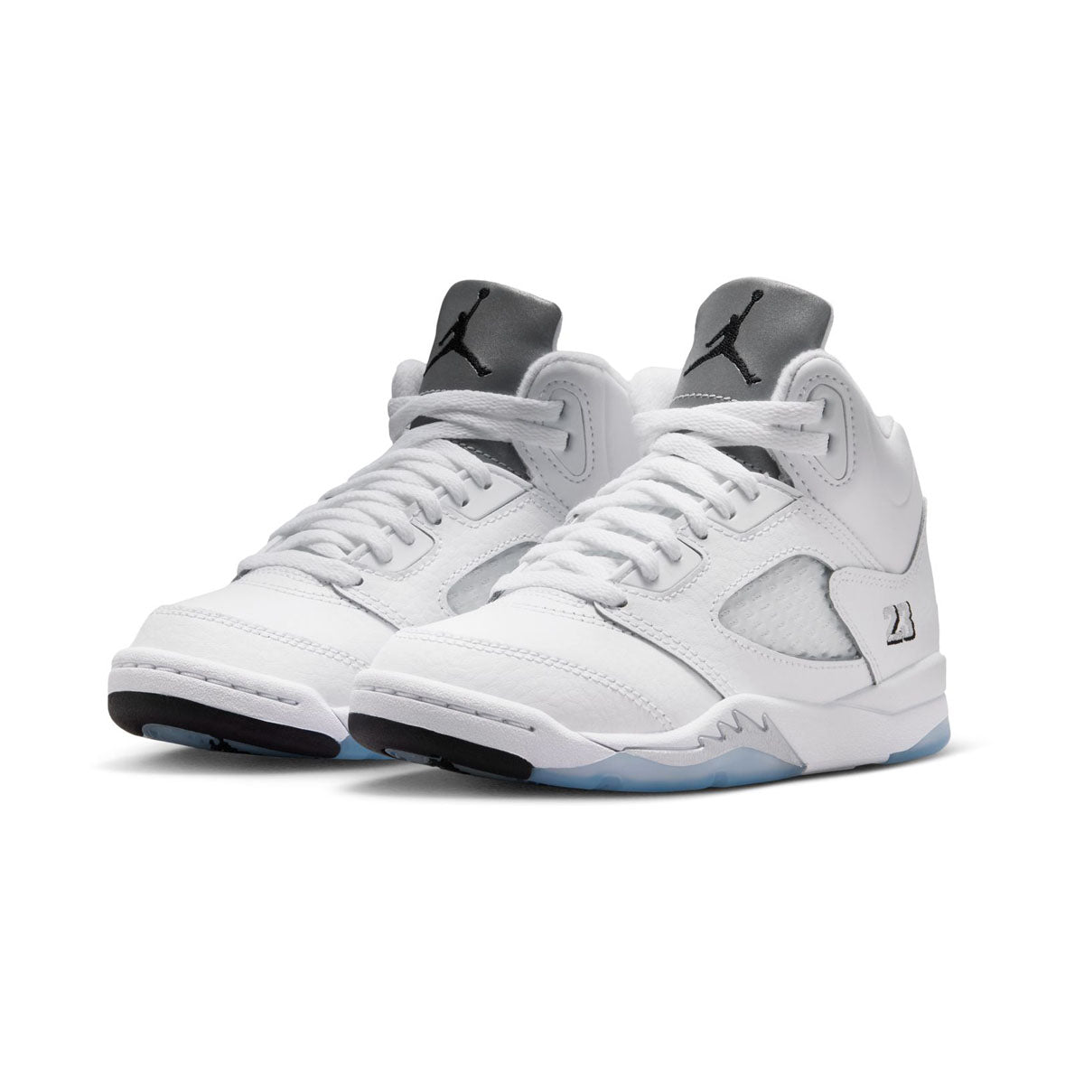 Jordan 5 Retro OG 'White Metallic' Little Kids' Shoes - New Releases