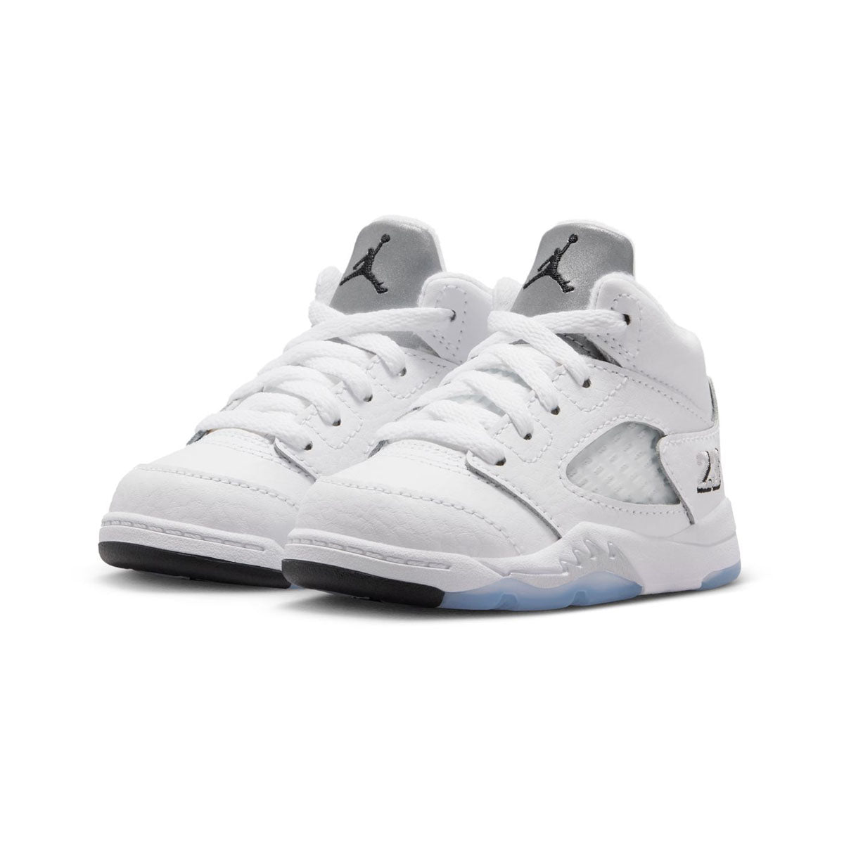 Jordan 5 Retro OG 'White Metallic' Baby/Toddler Shoes - New Releases