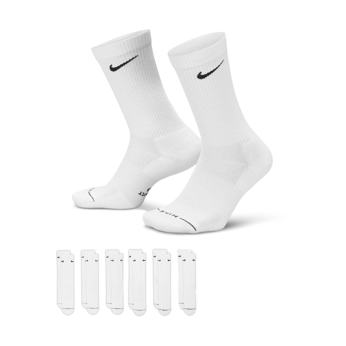 Nike Everyday Elevated Crew Socks (6 Pairs) - 