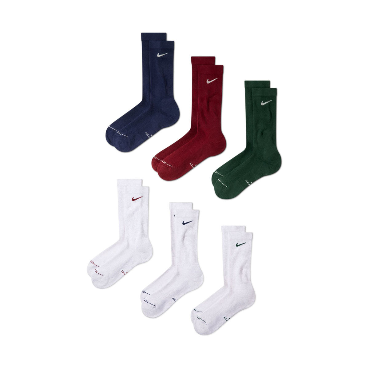 Nike Everyday Elevated Crew Socks (6 Pairs) - 