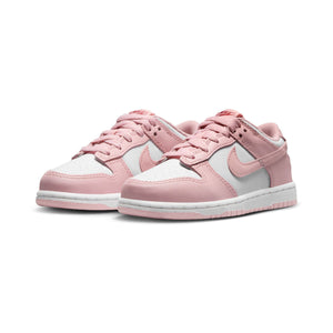 Nike Dunk Low 'White Pomegranate' Little Kids' Shoes