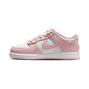 Nike Dunk Low 'White Pomegranate' Little Kids' Shoes