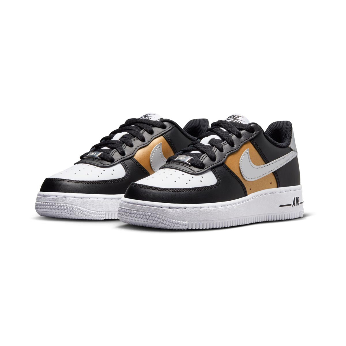 Air force 1 black and silver online