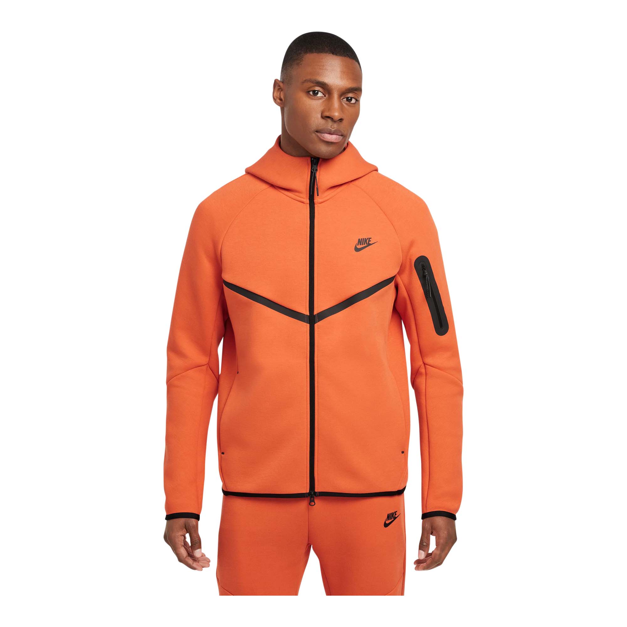 Nike Tech 'Orange' Men's Full-Zip Windrunner Hoodie - NIKE