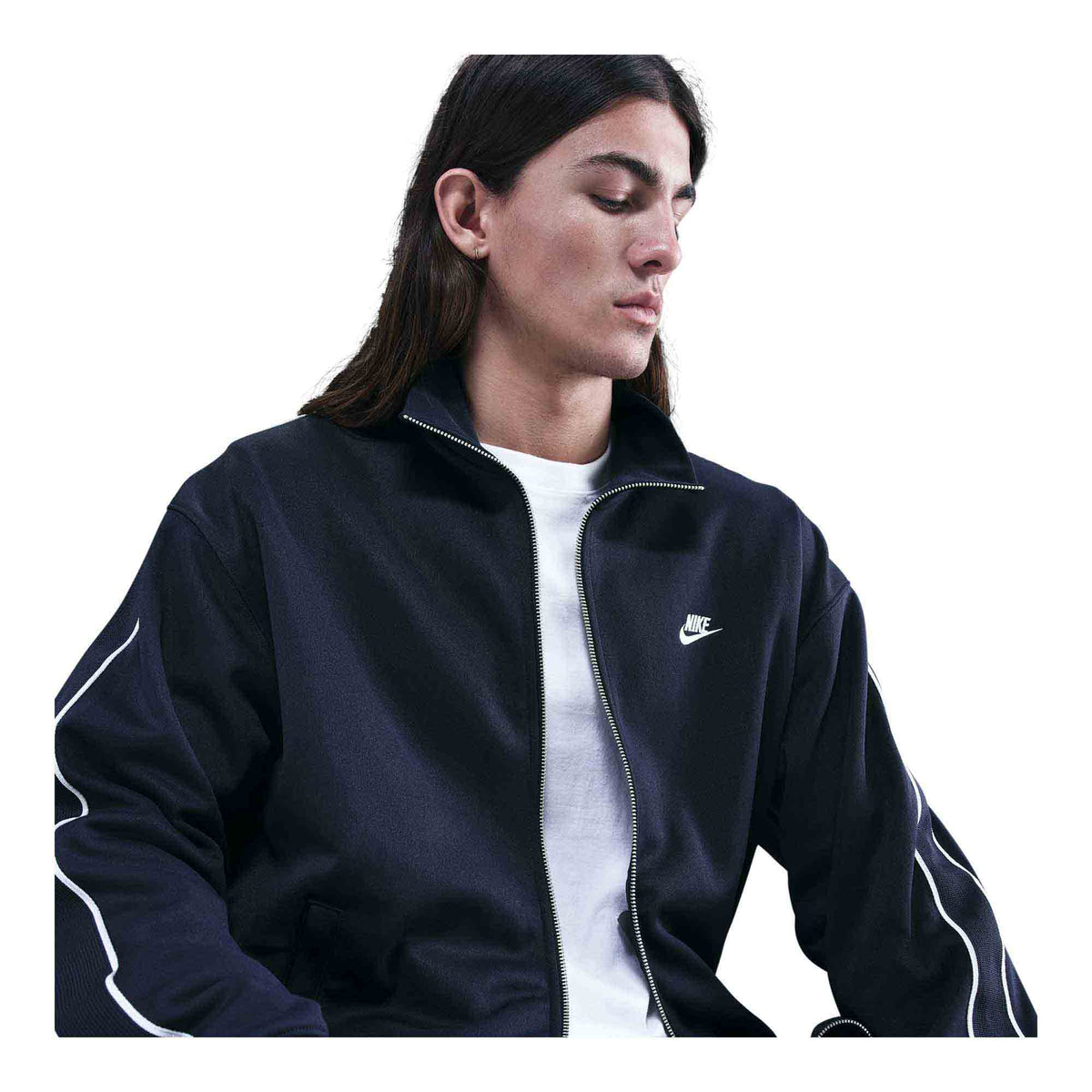 Nike Sportswear Club Men's Oversized Knit Track Jacket - Clothing
