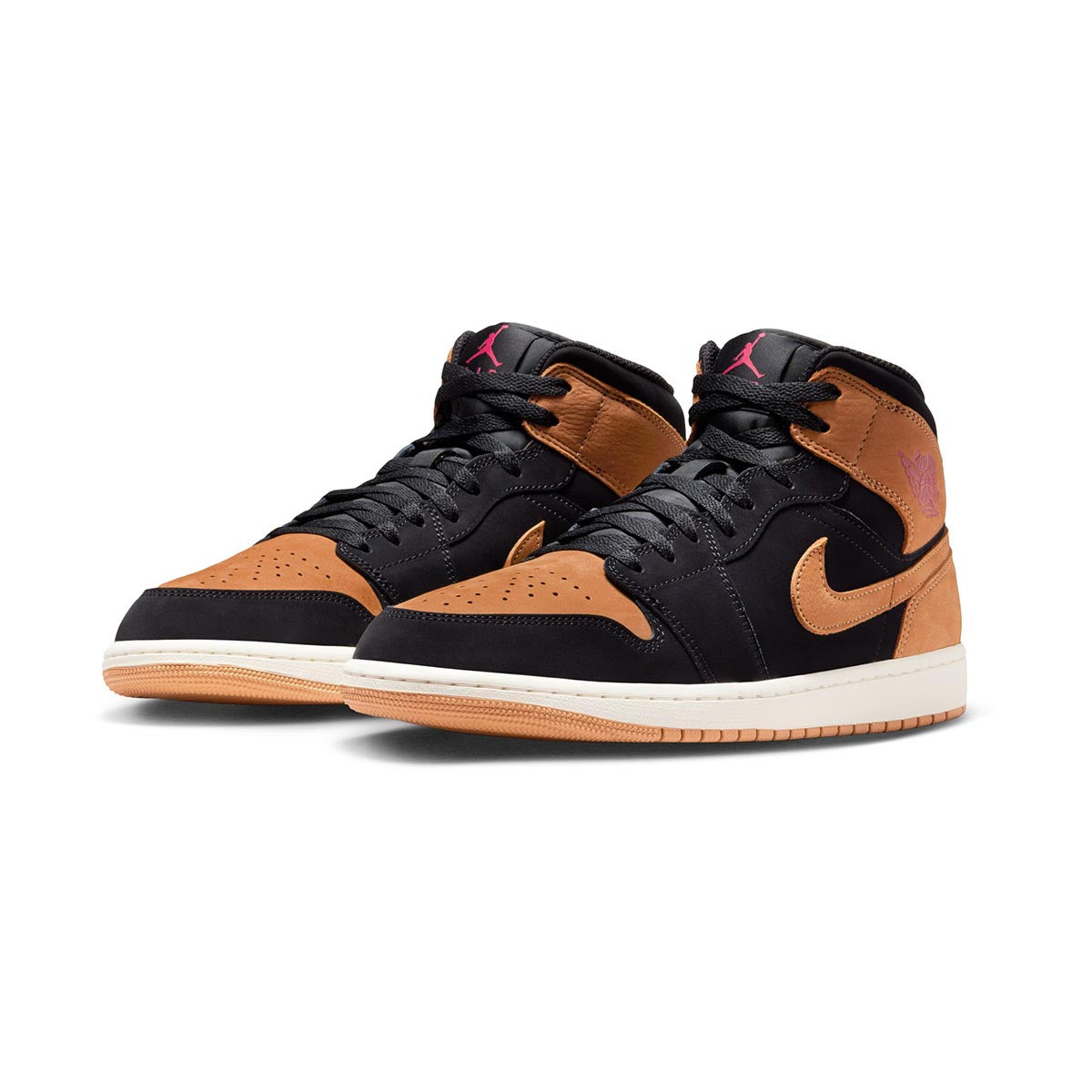 Air Jordan 1 Mid SE 'Black Linen' Men's Shoes - MEN'S