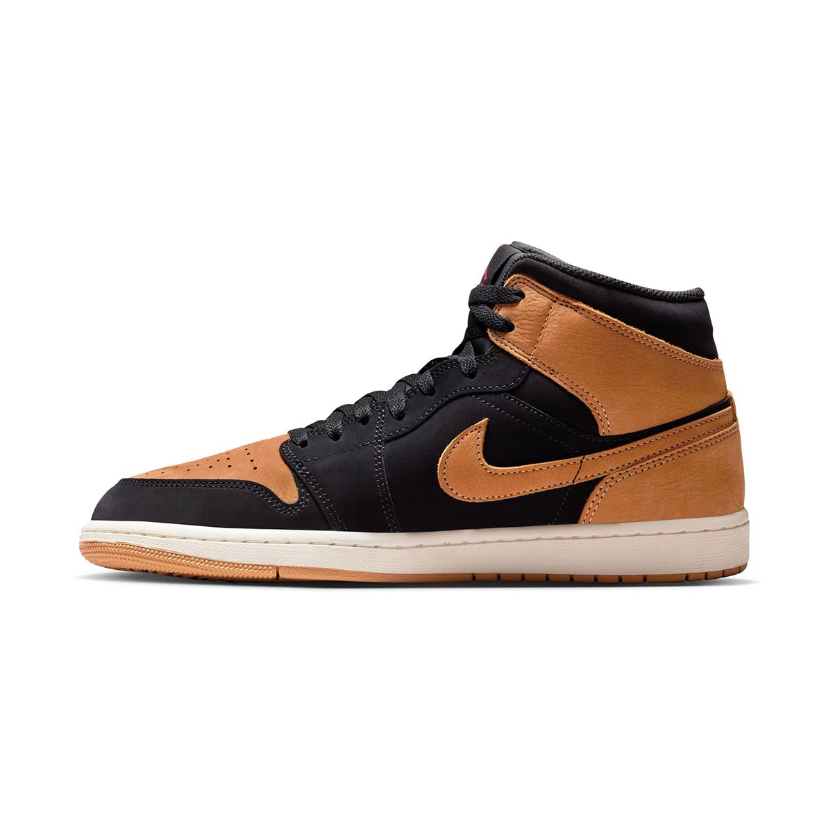 Air Jordan 1 Mid SE 'Black Linen' Men's Shoes - MEN'S