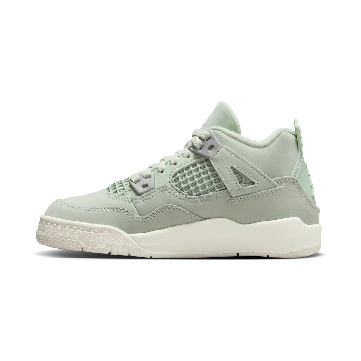 Shop Jordan 4 Retro 'Seafoam Candle' Little Kids' Shoes