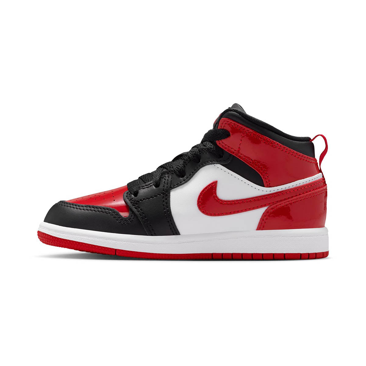 Jordan 1 Mid SE 'Patent Bread Toe' Little Kids' Shoes - Kids Casual: Kids Shoes