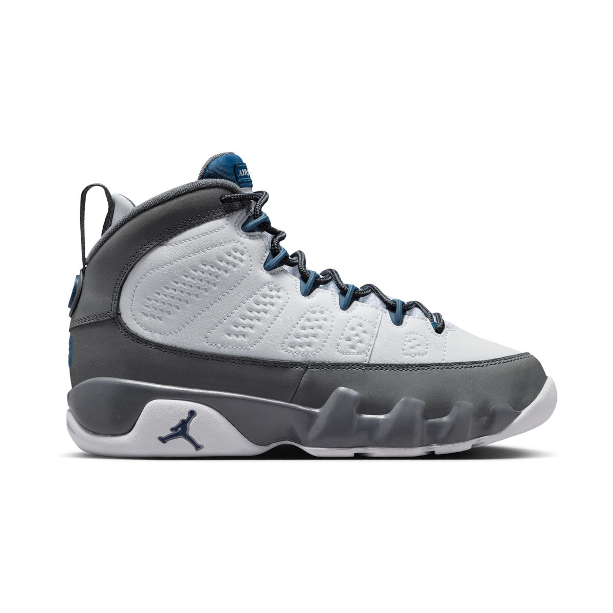 Air Jordan 9 Retro 'Flint Grey and French Blue' Big Kids' Shoes - Big Kids Shoes (3.5Y - 7Y): Shoes for Teens